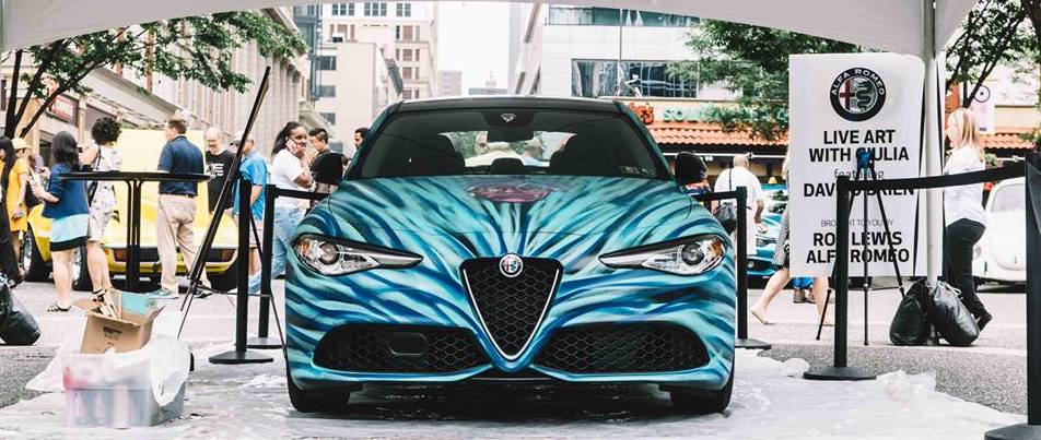 Alfa Romeo Guilia PVGP Art Car
