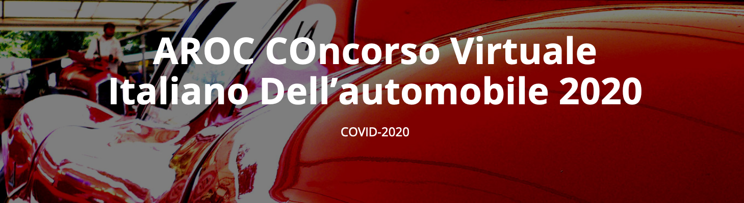 AROC COncorso Virtuale Italiano Dell’automobile 2020