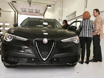 Alfa Romeo Stelvio Fron view