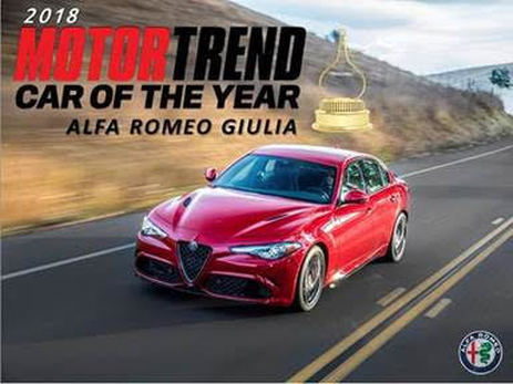 Alfa Romeo Giulia Wins 2018 Motor Trend Car of the Year